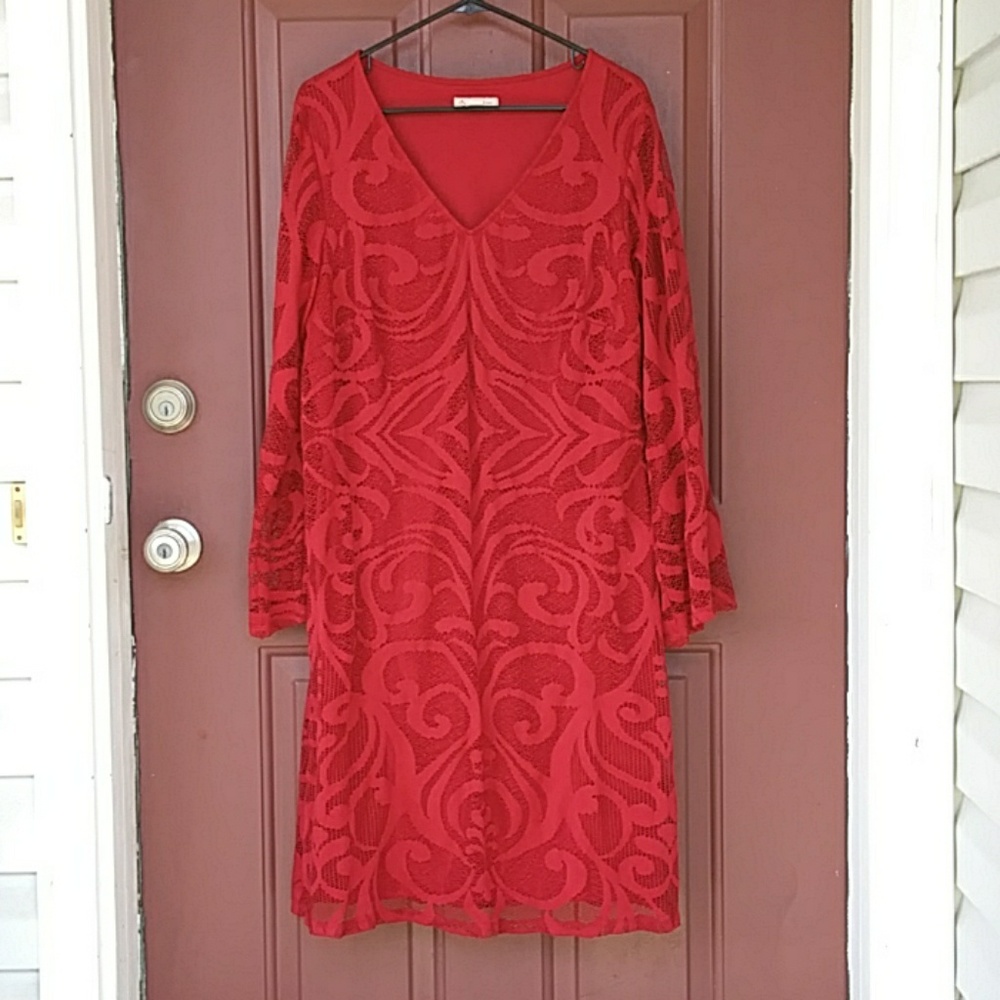 Red Lace Dress